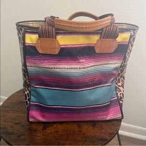 Consuela Striped Women's Tote Bag